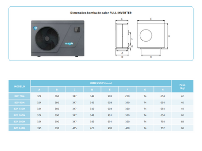 Bomba de calor FULL INVERTER Mr. Smile