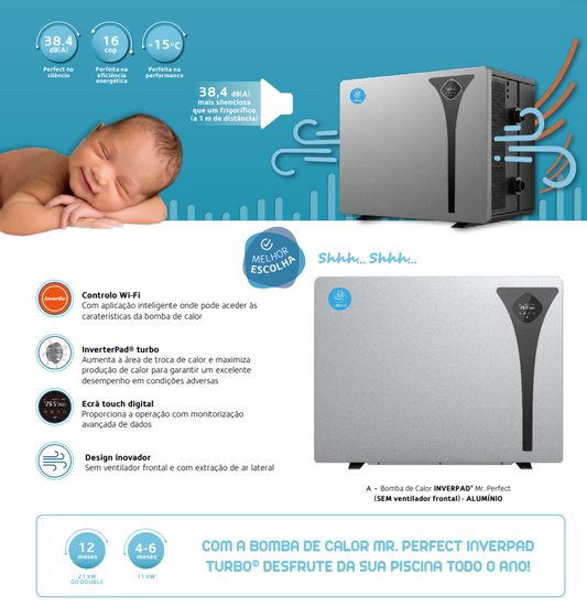 Bomba de calor INVERPAD® Turbo Mr. Perfect