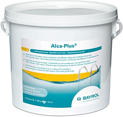 Alca-Plus granulado fino, marca Bayrol. 5kg