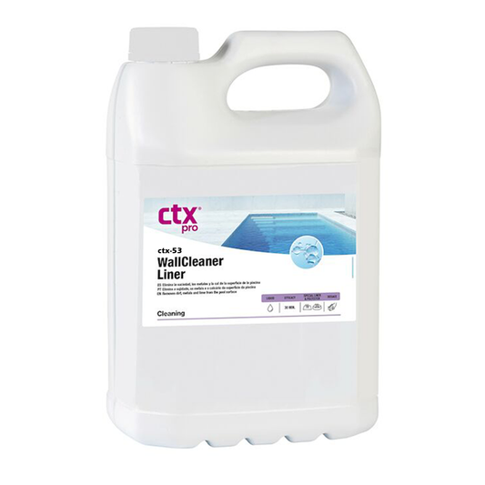 CTX-53 Desincrustante para piscinas fibra/poliester líquido. 5 litros