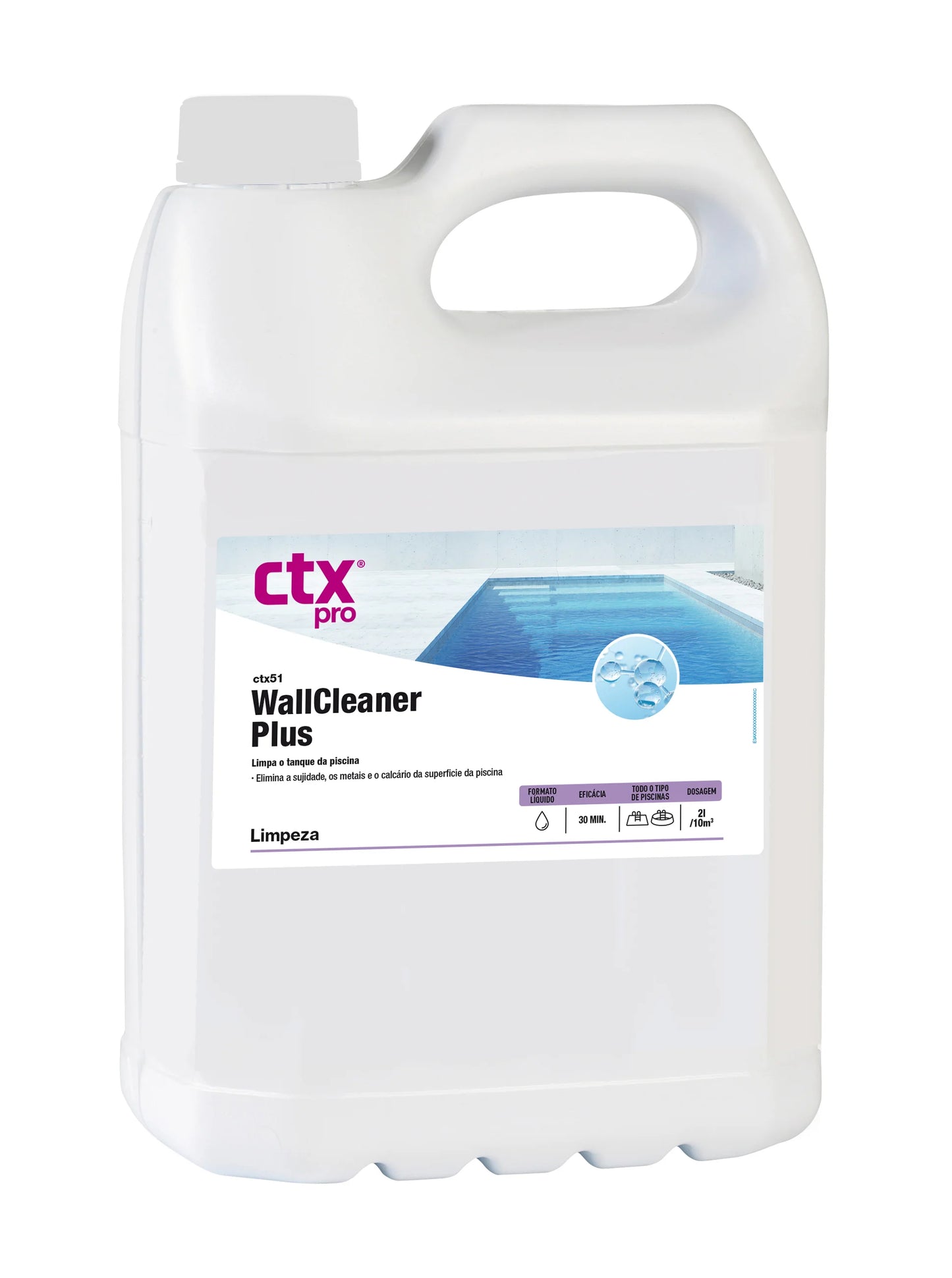 CTX-51 Desincrustante de superfícies WallCleaner Plus líquido. 5 litros